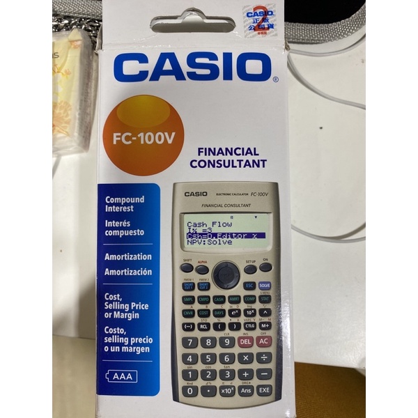 Casio FC-100V 財務計算機