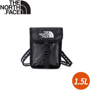 【The North Face 1.5L 潮流背帶單肩包《黑》】7QU7/單肩背提包/斜揹包/側揹包/休閒揹包