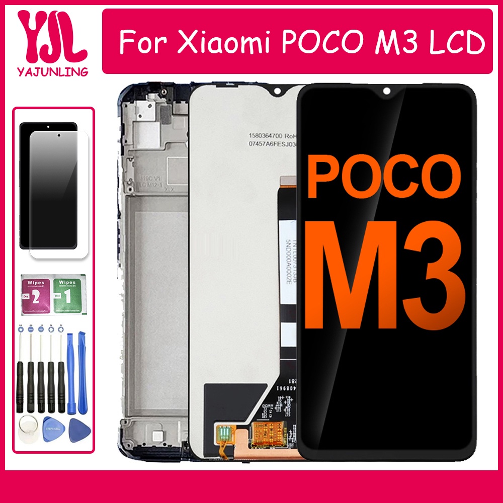 ✴適用於Xiaomi POCO M3 M3Pro 手機熒幕LCD液晶觸摸屏 前顯示