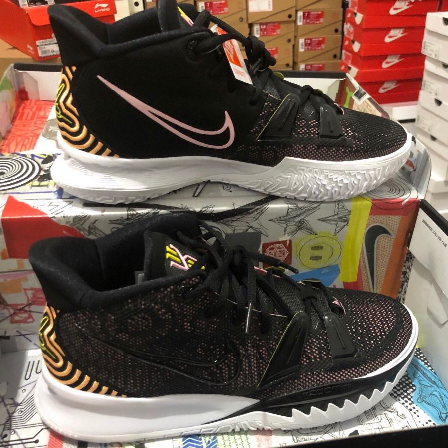 NIKE Kyrie 7 EP 黑白金 運動鞋 籃球鞋 男鞋 CQ9327-005