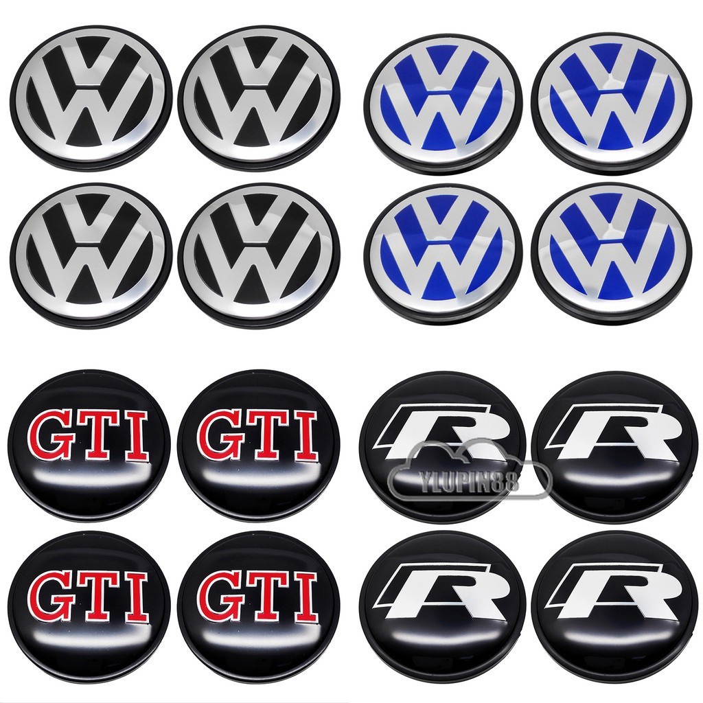 福斯汽車輪圈蓋輪框中心蓋輪轂蓋 VW Golf gti Passat Polo Tiguan