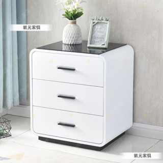 【凱元家居】 KaiYuan Furniture輕奢 床頭櫃北歐白色簡約現代ins儲物櫃臥室床邊櫃整裝免安裝包郵