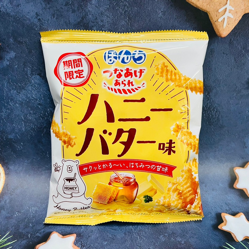 日本 Bonchi 少爺 期間限定 卡哩卡哩 捲捲餅乾 60g 蒜香吐司/蜂蜜奶油 兩種風味供選