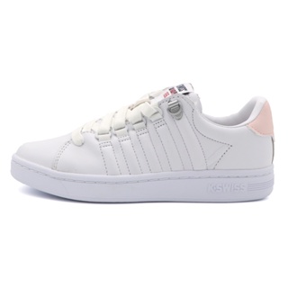 K-swiss Lozan II 白/粉 皮革 全車線鞋底 休閒運動鞋 女款 NO.J1530【97943-902】