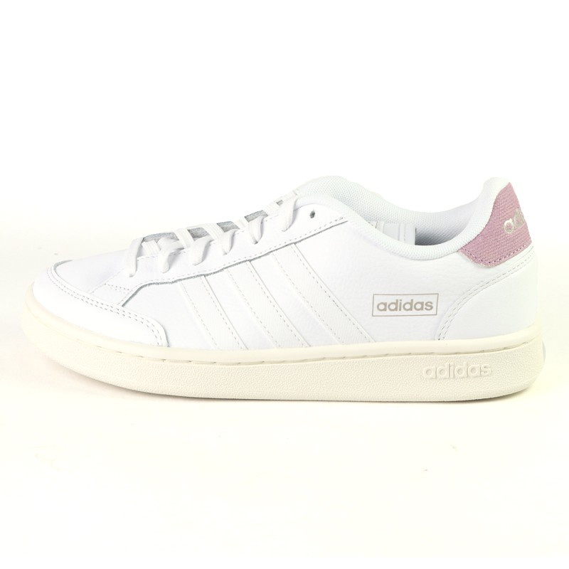 Adidas 白粉 運動休閒鞋 GRAND COURT SE 女款 NO.J0786【新竹皇家 FY8673】