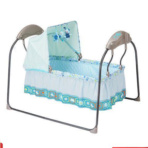 多功能嬰兒搖床 嬰兒床 床邊床 攜式嬰兒床 可折疊可拼接大床 搖床 可推可躺 搖籃嬰兒床 嬰兒電動床便攜可折疊搖籃床寶寶