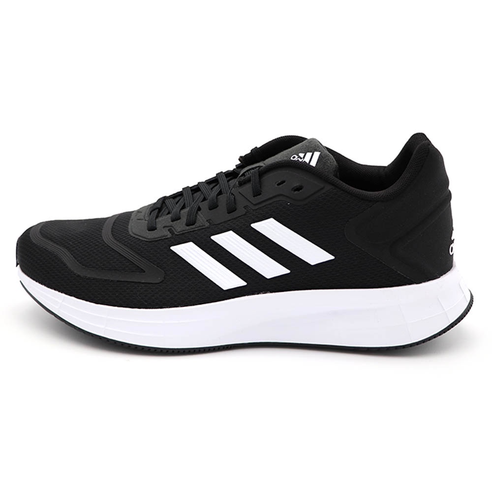 Adidas Duramo 10 黑白 透氣 網布 避震 慢跑鞋 男款 B3356 【GW8336】