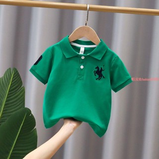 熱銷款貝貝家童裝 HELLO KOMA男童短袖t恤兒童夏裝小童Polo衫上衣寶寶夏季男孩衣服