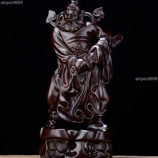 時光裡開光黑檀實木雕刻天師福神鐘馗神像擺件家居客廳裝飾品工藝品店鋪供奉