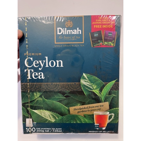 Dilmah帝瑪 Ceylon Tea 錫蘭紅茶 100入/盒
