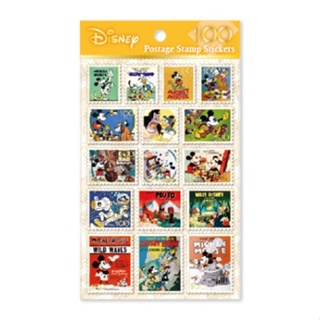 迪士尼Disney 燙金郵票貼紙-米奇與朋友 墊腳石購物網