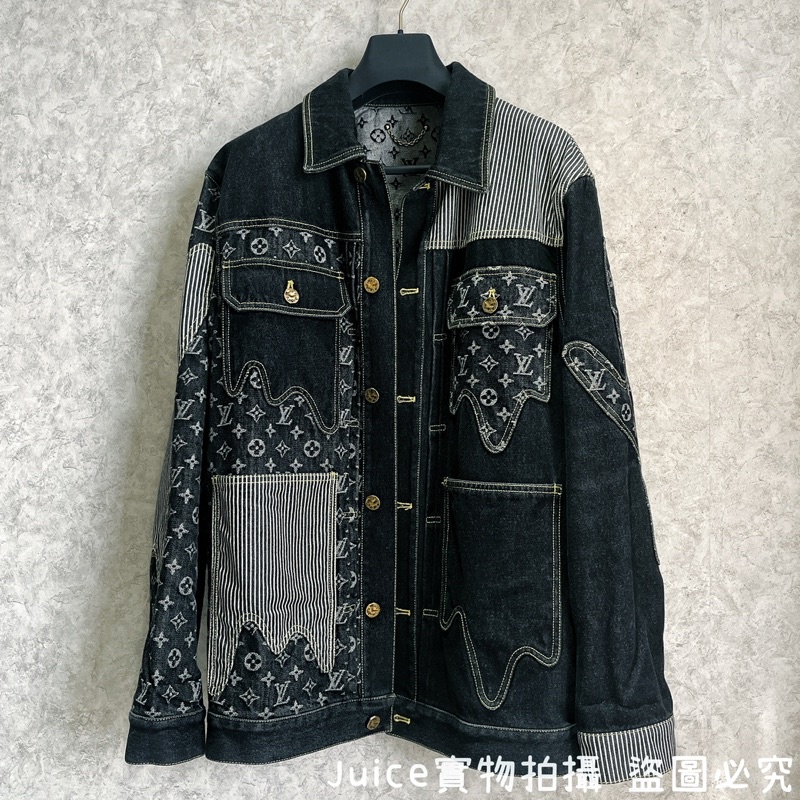 Louis Vuitton MONOGRAM Louis Vuitton Monogram Denim Workwear Jacket 1ABJAN  (1ABJAN)