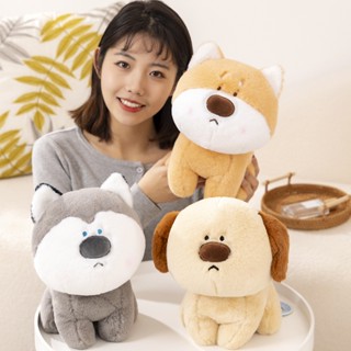 FAT CAT 日韓系精品☆憨憨狗狗絨毛玩具布娃娃哈士奇抱枕兒童柴犬玩偶生日交換禮物女生批價$199元