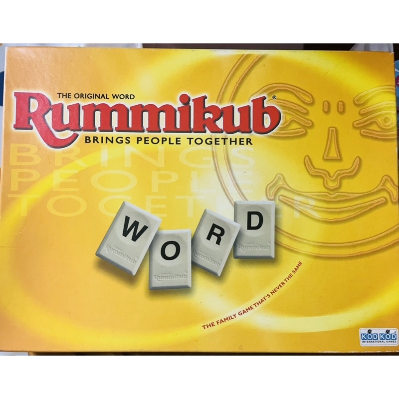 玩拉密嗎？ 正版以色列進口桌遊 Rummikub Word 拉密英文字彙牌/英文單字接龍(桌遊II)