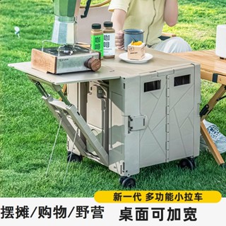 【豆腐妹的窩】免運費便攜買菜車小拉車取快遞小推車平拉折疊購物車家用爬樓梯手拉桿車