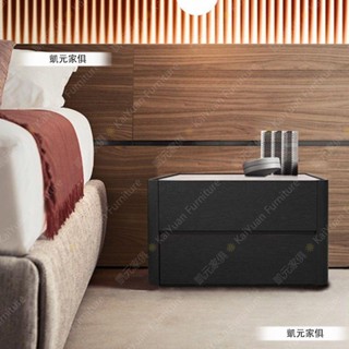 【凱元家居】 KaiYuan Furniture簡約家居床頭櫃輕奢意式極簡臥室多層收納櫃設計感抽屜式床邊櫃