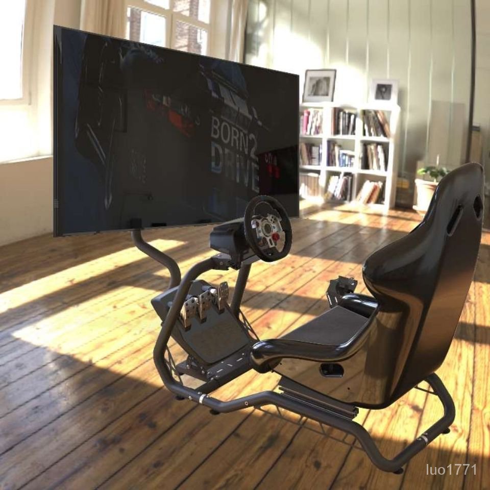 【免運】賽車椅 座椅 遊戲模擬器 駕駛模擬 方嚮盤皮革座椅 玻璃鋼座椅 座椅