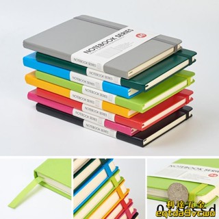 臺灣發貨🌈創意清新綁帶記事本a6迷你小本子學生糖果硬殼a5筆記本文具/特價/免運
