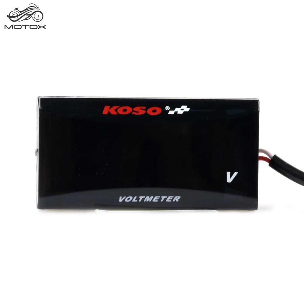 12V-150V KOSO 電壓表 機車 機車 電動車 改裝 配件電壓表電壓表 兩線 直流 數顯表/MOTO