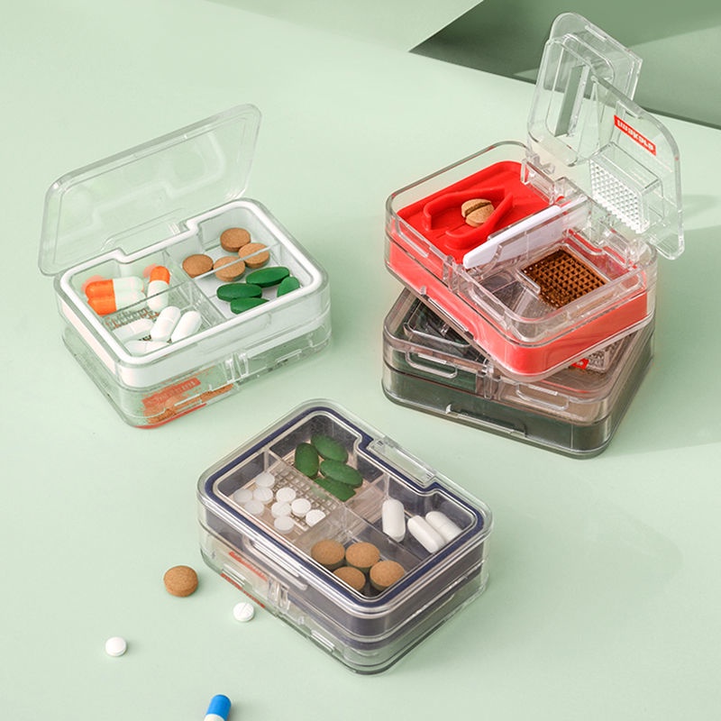 日本切藥器家用切藥片神器藥片研磨器磨藥器迷你便攜式多功能分裝