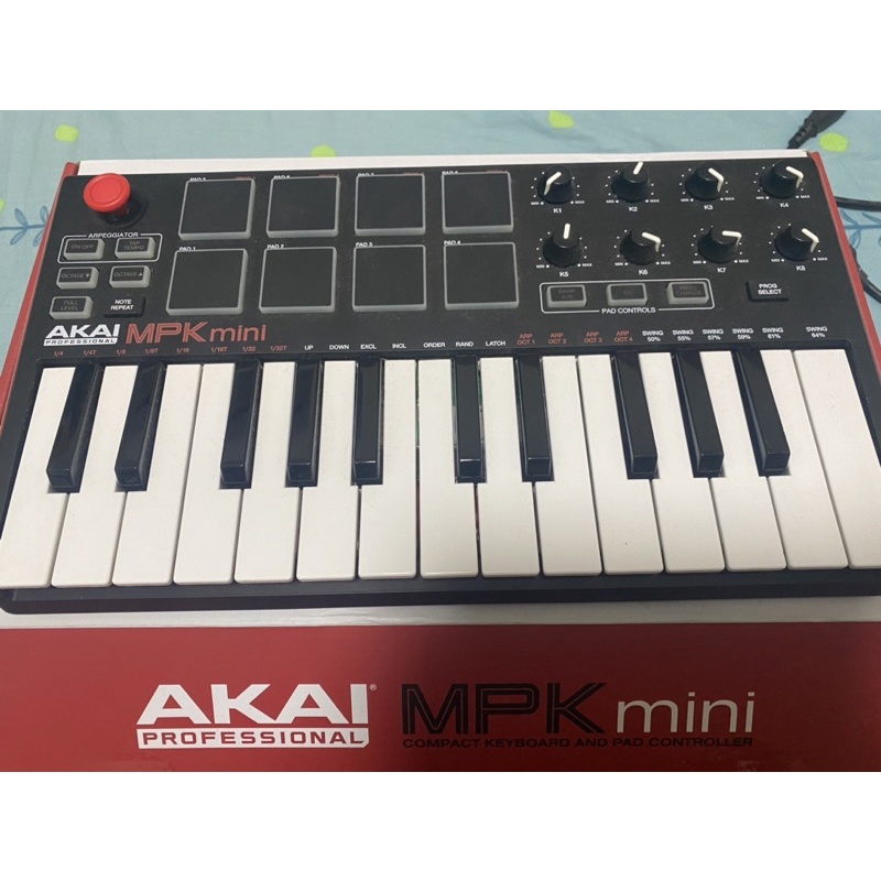 Akai MPK mini MKII MIDI音樂鍵盤 MPKmini MK2