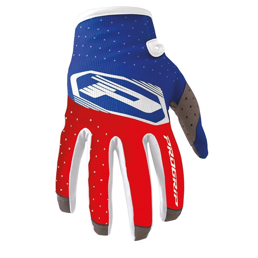 任我行騎士部品 PROGRIP MX GLOVES 紅白藍 越野手套 布手套 輕量化 越野 競賽