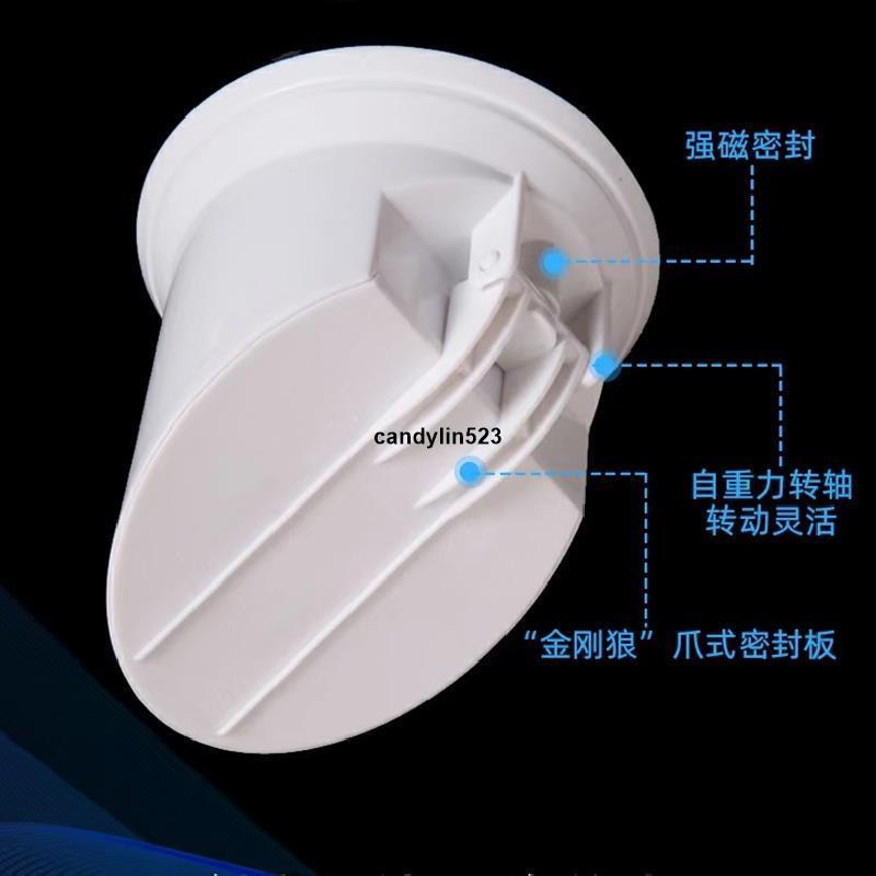 【台灣出貨】♠馬桶止回閥♠ 馬桶下水道防臭 止逆閥 110PVC排水下水管神器防老鼠蟲防返水 止回閥