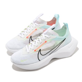 =CodE= NIKE W VISTA LITE 透明網增高慢跑鞋(白蒂芬妮綠橘) CI0905-102 ZOOM 女