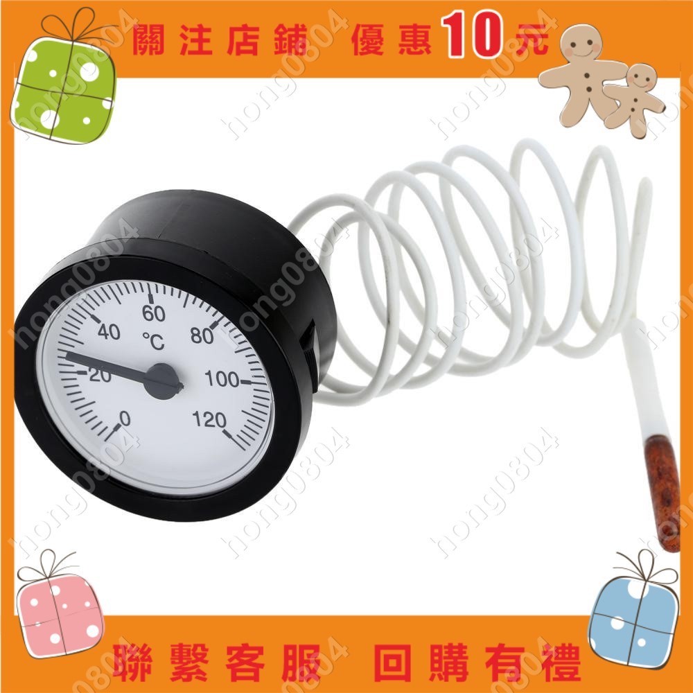 壓力式溫度計指針溫度表 0-120°C hong0804