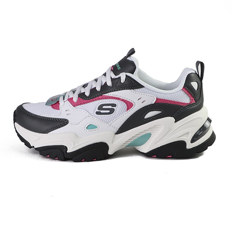 Skechers Stamina 白色 皮質 休閒運動鞋 女款 NO.J0682【新竹皇家 】