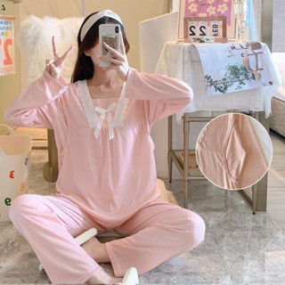 產後月子服哺乳衣開衫孕婦睡衣懷孕期外出產婦套裝春夏季薄款秋冬 月子服 哺乳睡衣 產後餵奶哺乳衣 居家服長袖長褲 MA14