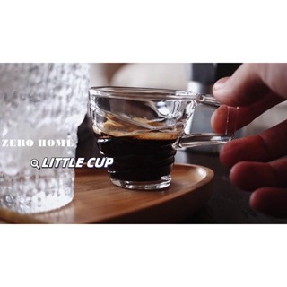 ZERO HOME小奢華手沖單品咖啡杯 帶把玻璃小杯 精緻英式下午茶杯意式濃縮杯#預購#要開超取請聊聊我