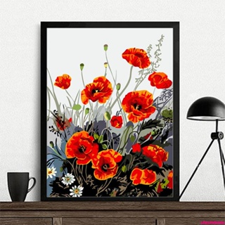 油畫-diy數字油畫風景花卉手工禮物填色現代簡約客廳房油彩裝飾畫30*40