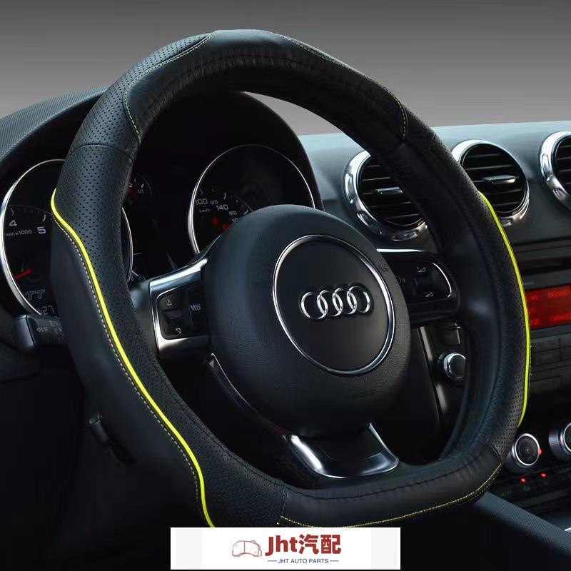 Jht適用於車品汽車高規頭層牛皮D型/平底方向盤套/皮套！推薦} TOYOTA/豐田_Sienta/Wish/Prius