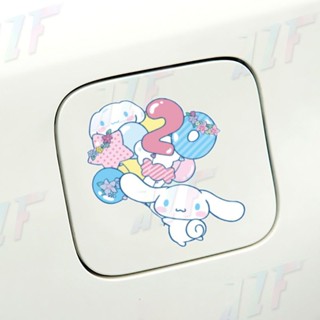 🎀臺灣出貨🎀 汽車劃痕遮擋車門三麗鷗玉桂狗卡通可愛電動車冰箱門裝飾防水貼紙 車貼 汽車貼紙 劃痕遮擋貼