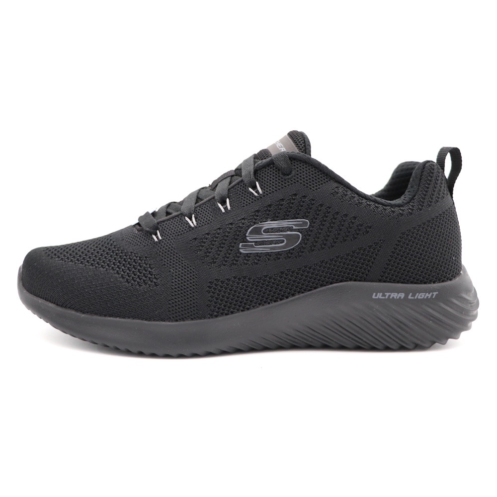 Skechers Air-Cooled 黑色 支撐 綁帶 輕量 運動鞋 男款 NO.B3033【232068BBK】