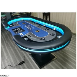 現貨/可開發票豪華德州撲克籌碼桌棋牌室專用桌面布墊顏色尺寸可定製德州桌子