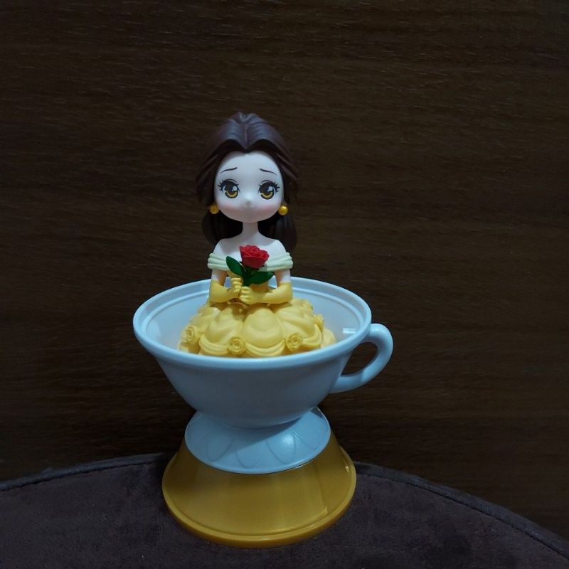 迪士尼公主扭蛋 組裝扭蛋 貝兒 絕版品