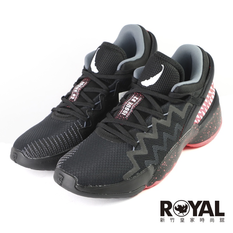 Adidas ISSUE 2 X VENOM 紅黑 運動 籃球鞋 男款 NO.B2109【新竹皇家 FW9038】