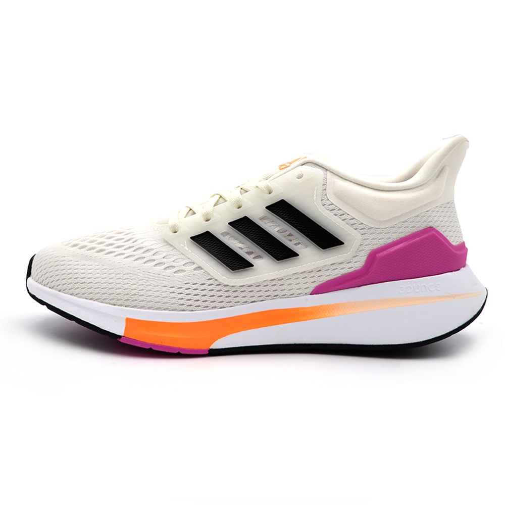 Adidas EQ21 Run 白紫 網布 環保再生材質 緩震 慢跑鞋 女款 J1718【GY2208】