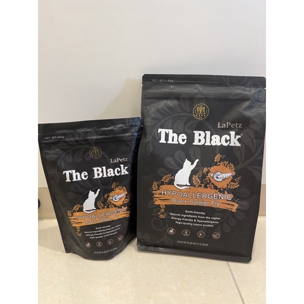 【LaPetz 樂倍】🐱The Black 黑水虻 無穀全貓糧🐱1.5KG+400G/組