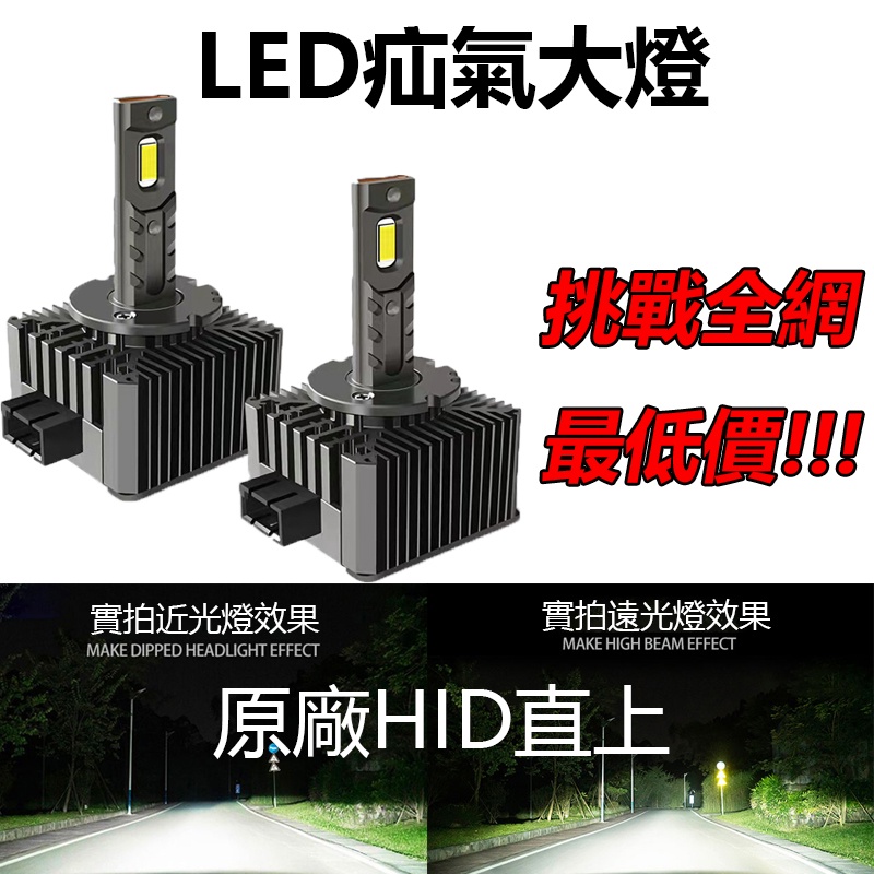 HID大燈 升級爆亮LED D1S D2S D2R D4S D1R D3S D5S原廠直上替換 解碼 汽車疝氣大燈 頭燈