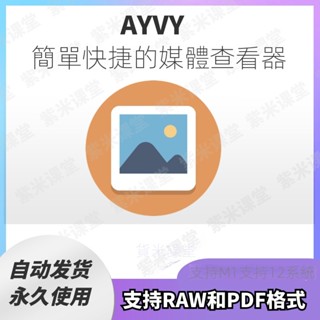 【實用軟體】AYVY for Mac 蘋果電腦圖片影片媒體查看器 PDF RAW檔案瀏覽器