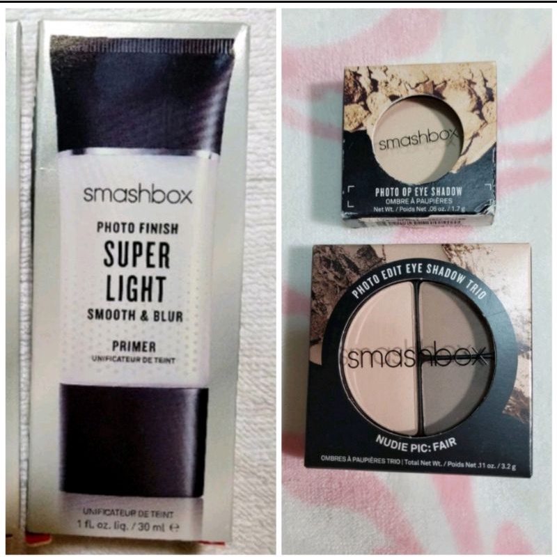 ❴全新現貨❵Smashbox Photo Finish妝前光采凝露30ml,單反鏡頭三色眼影盤,單色眼影