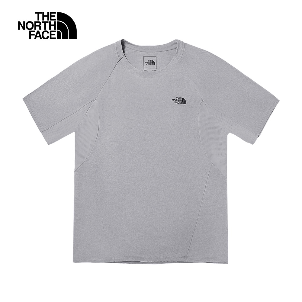 The North Face北面男款灰色吸濕排汗透氣短袖T恤｜7WD3DV9