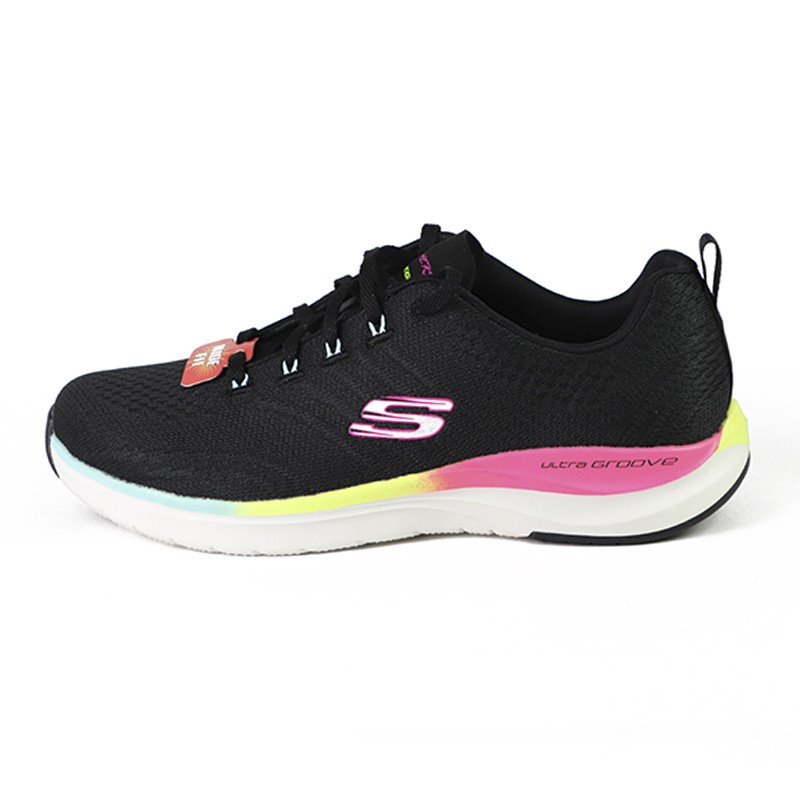 Skechers Ultra Groove 黑色 網布 運動休閒鞋 女款 NO.J0659【新竹皇家】