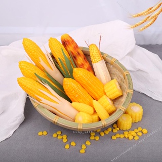 臺灣模具🥕🥕仿真玉米泡沫塑料假玉米水果蔬菜模型白皮玉米玩具青皮玉米棒道具不可食用