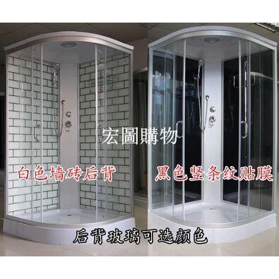 爆款特價整體淋浴房帶浴缸兩用蒸汽扇形整體浴室玻璃沐浴房017！