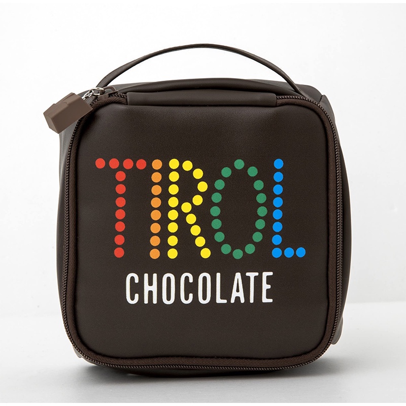 wbar☆日本TIROL CHOCO滋露巧克力造型收納包 化妝包 旅行包 文具包 隨身包 萬用包 手提化妝包