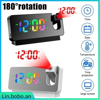 LED Digital Alarm Clock with Projection FM Radio Electronic